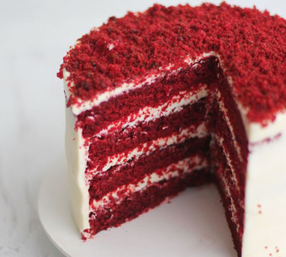 Eggless Pure Red Velvet Cake [450 Grams]