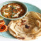 Kadahi Mushroom Corn With Lachha Paratha