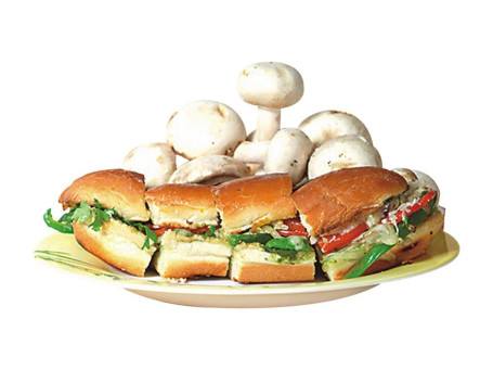 Schezwan Mushroom Mozzarella Roll