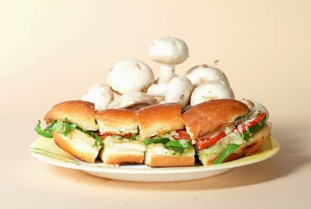 Mushroom Mozzarella Roll