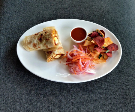 Parotta Butter Paneer Wrap