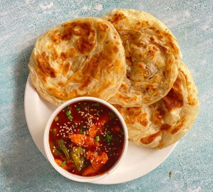 3 Parotta Dragon Chicken