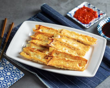 玉米鍋貼 Panfried Corn Dumplings