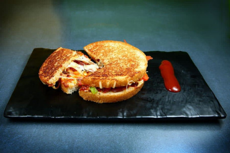 Cheese Chilly Tomato Grilled Sandwich