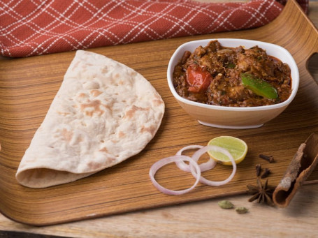 Roti (2 Pcs) Kadai Chicken