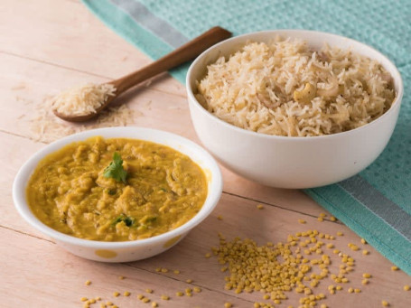 Ghee Rice With Dhal Fry