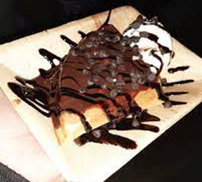 Naughty Nutella Waffle (Eggless)