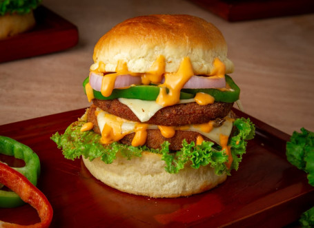Double Casual Veg Burger