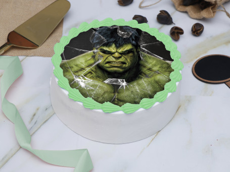 The Incredible Hulk Photo Cake