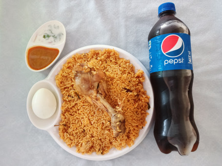 Chicken Biryani 750 Ml Pepsi