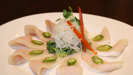 Yellowtail Sashimi With Jalapeno And Yuzu Sauce