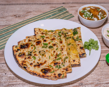 Onion Kulcha Matar Paneer