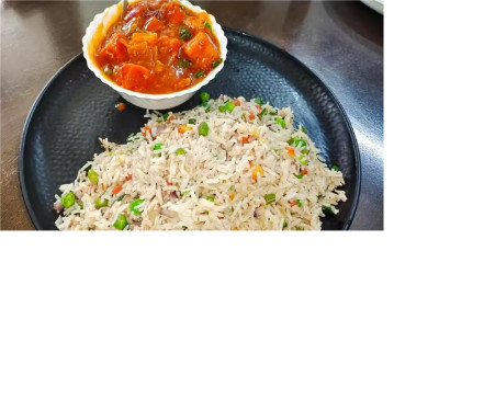 Paneer Chilli With Veg Fried Rice