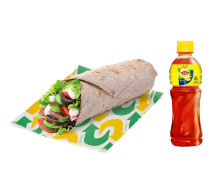 Rs 10 Lipton Ice Tea Pet Bottle 350 Ml With Veg Signature Wrap Combo