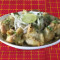 Chicken Malai Tikka 8 Pcs, Hari Chutney Onion