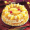 Eggless Pineapple With Butterscotch