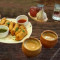 Veg Mini Cutlet 12 Pcs 3 Pcs Kullhad Chai Ketchup Hari Chutney