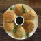 Aloo Kachori 4 Pcs Hari Chutney Vinegar Onion Dahi