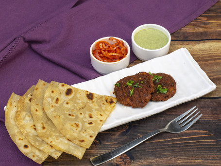 Kebab Paratha Thali