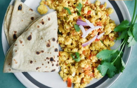 Egg Bhurji (2 Egg) With Tawa Roti (2)