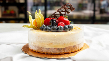 Passion Fruit Cheese Cake Slice