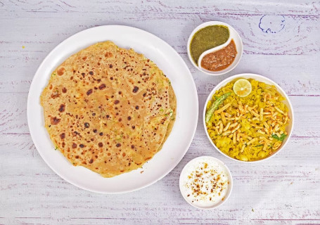 2 Paneer Paratha Meal