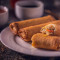 Cheesy Chicken Spring Rolls