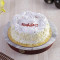 Vanilla Cake With Cream Flower Topping [Half Kg]