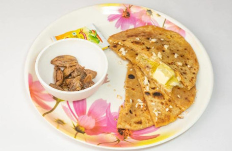 Paneer Paratha (2 Pc) With Acchar