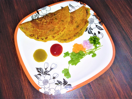 Veggies Besan Chilla (2 Pcs)