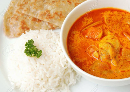 Chicken Masala 1 Pcs With 2 Roti