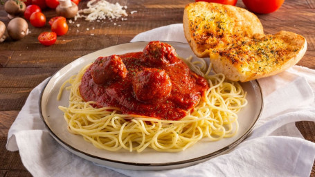 Bucket Of Pasta With Meatballs