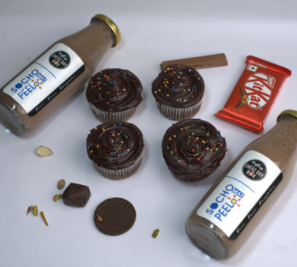 Kitkat Shake Cupcake Party Combo