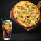 Overloaded Pizza [8 Inch] With Ice Burster Ice Tea