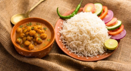 Chole Chawal (Rice)