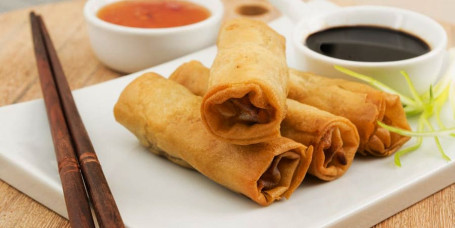 Veg Schezwan Spring Rolls