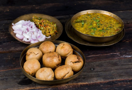 Baked Ghee Bati Chokha