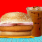 1 Crunchy Chicken Burger With Cold Coffee