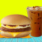 1 Crunchy Egg Burger With Cold Coffee
