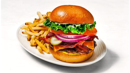 Burger Au Bacon Et Au Cheddar (Compatible Avec Le Gluten)