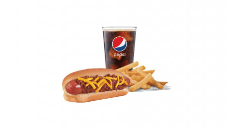 Chili Cheese Hot Dog Combo