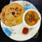2 Makai Ki Roti Served With Aloo Ki Sabji