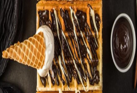 Italian Dark Chocolate Waffle