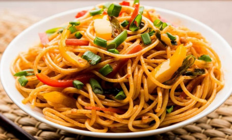 Veg Schezwan Noodles With Veg Schezwan Ball