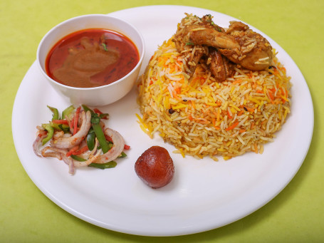 Dal Fry Jeera Rice 1 Sweet Salad