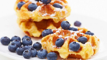 Blueberry Belgium Waffles