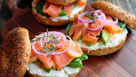 Lox Schmear Bagel