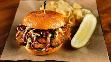 Crisp Oven Fried Chicken Sandwich