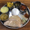 4 Fulka, Rice, Sabji, Dal, Koshimbir (Fixed Thali)