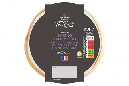 Morrisons The Best Caramelised Onion, Garlic Thyme Baking Camembert